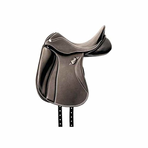 Selle de dressage Zaldi Jorge en cuir version doublée avec 2 oreillers en latex