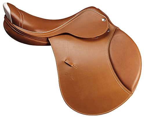 Selle mixte all purpose Zaldi en cuir Cognac modèle comfort