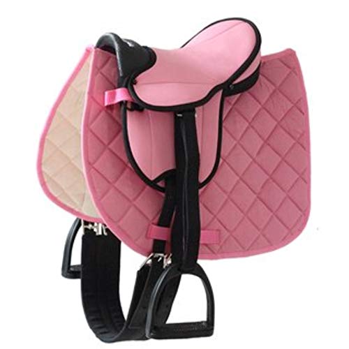 Selle rose german riding pour poney